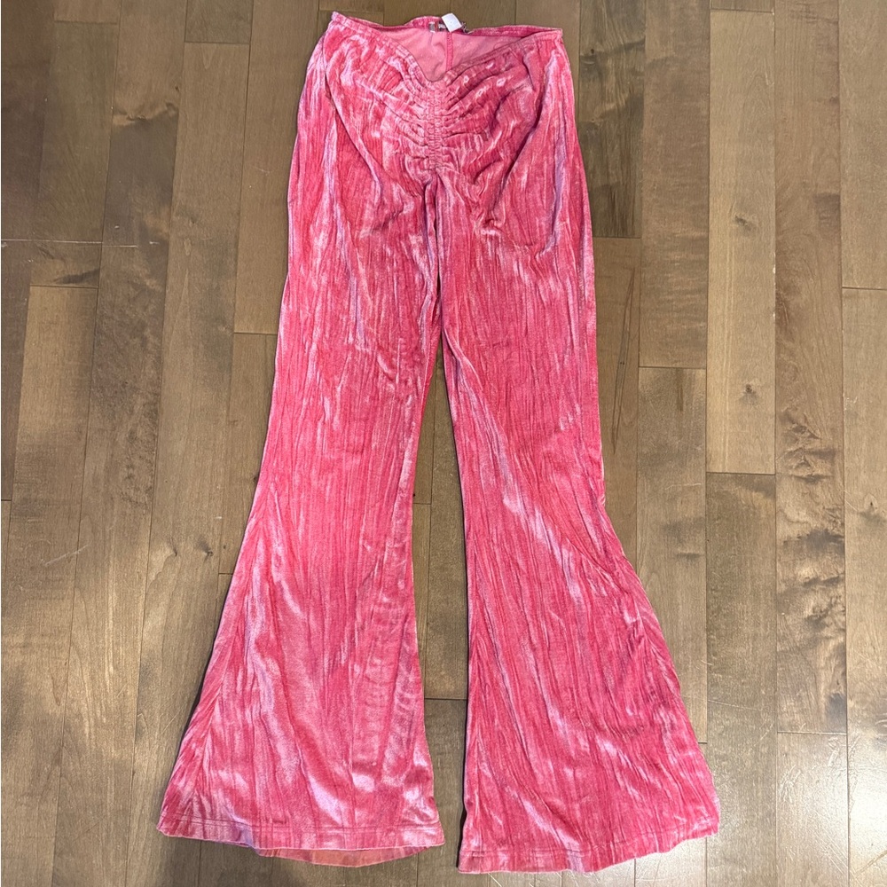 Urban Outfitters Pink Velvet Pants
